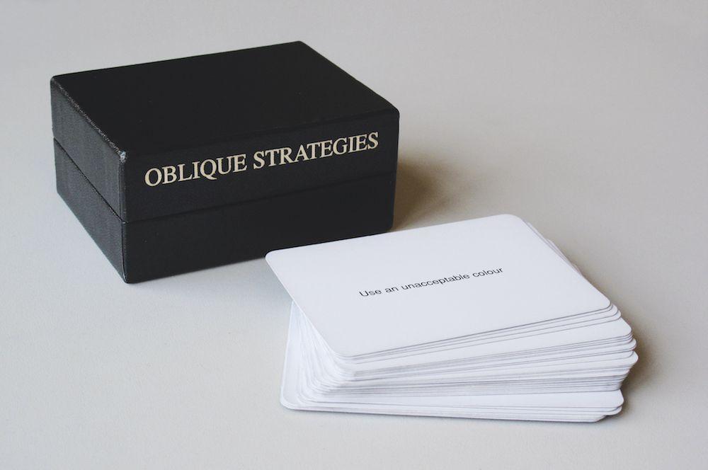 oblique strategies list